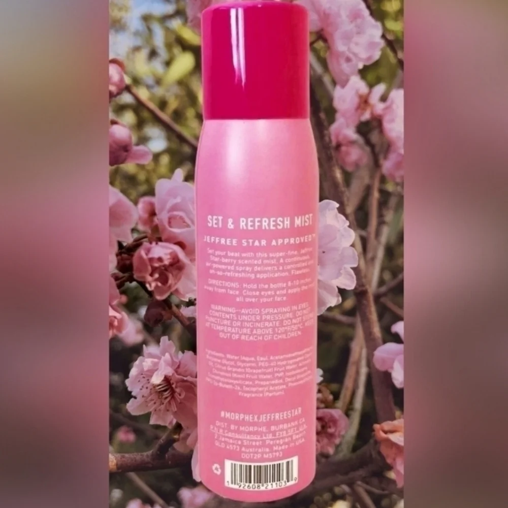 Morphe x Jeffree Star Set and Refresh Mist Setting Spray - Star-Berry